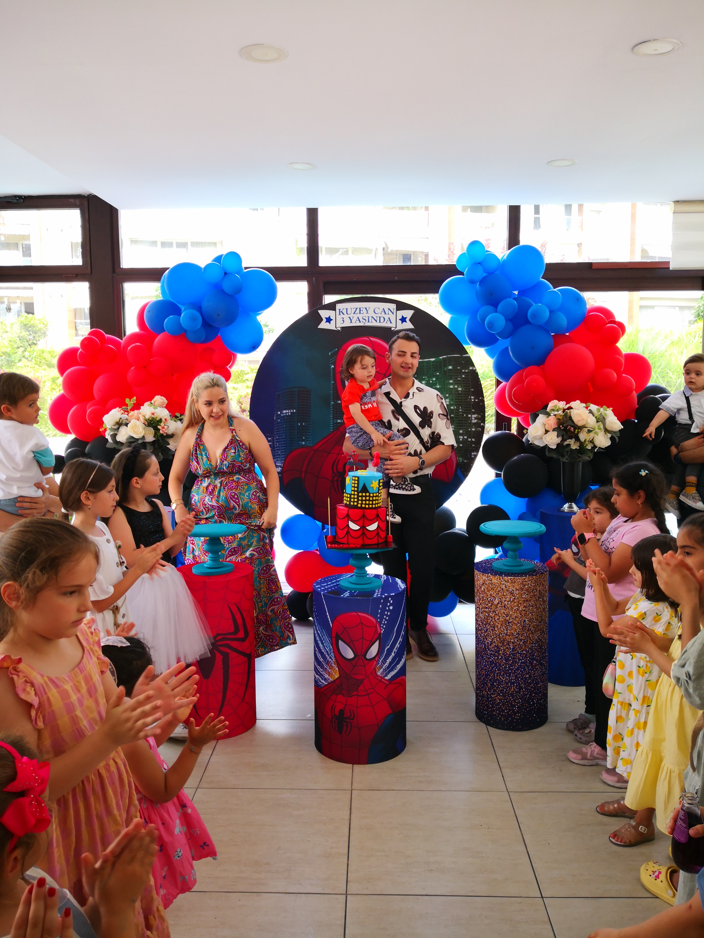 Spiderman Avcilar dogum gunu